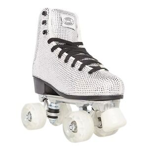 Steve Madden Woman SK8r Rhinestone Hightop Roller Skates Size 6 - New w/o Box
